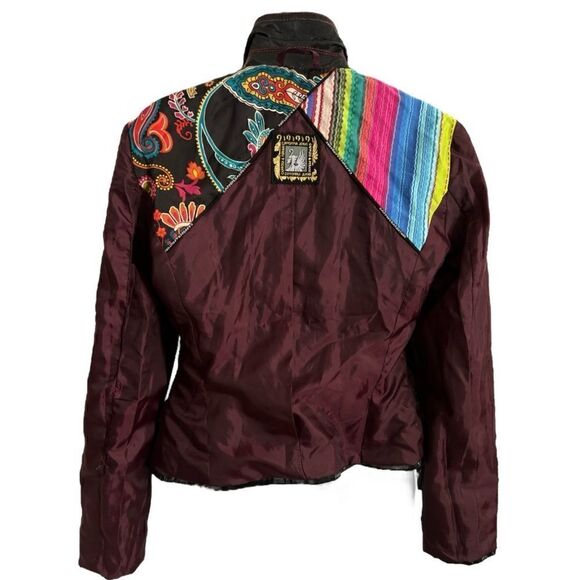 CAPPONI & PERANI Cappopera Y2K Winter Auttum Vintage Jacket Fit Size M - Picture 12 of 16